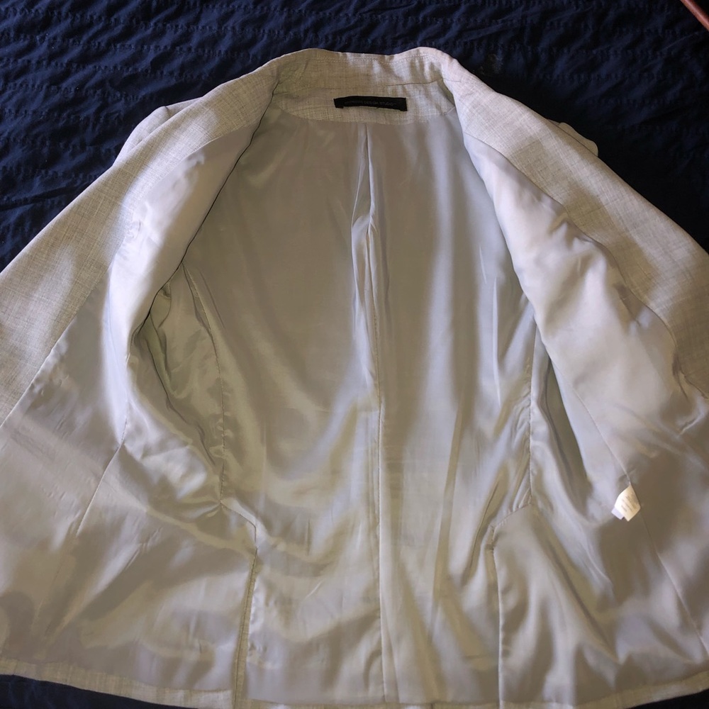 EXPRESS Textured Button Front Blazer - Picture 8 of 8